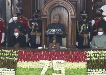 President lauds Govt’s welfare schemes, vaccination drive