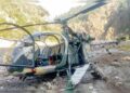 Co-Pilot killed, Pilot injured in Bandipora helicopter crash