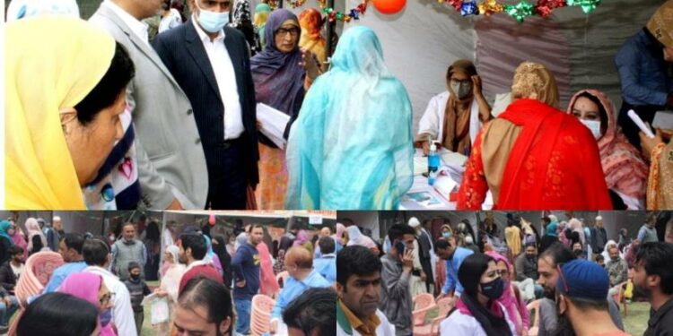 Mega Health awareness Mela held at Medical Zone S. R. Gunj