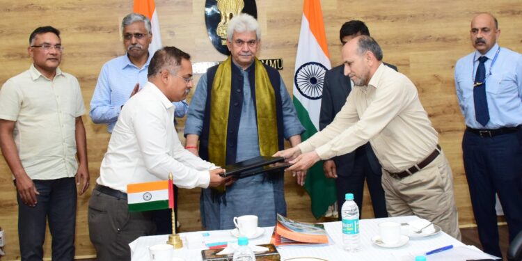 J&K Govt inks MoU with National Highways Logistics Management Limited