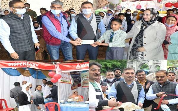 Mega Block Health Mela held at Shahr-e-Khaas, Srinagar