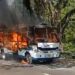 Four dead, 22 hurt after bus carrying pilgrims catches fire in J&K