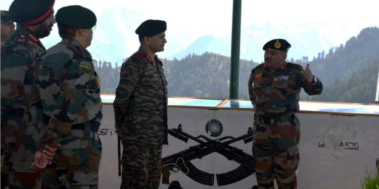 Northern Army Commander reviews security situation in Rajouri, Poonch