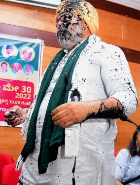 All India Kisan Sabha condemns attack on BKU leader Rakesh Tikait