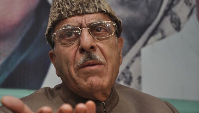 Delimitation panel’s recomendation smacks of erroneous assessment: Saifuddin Soz