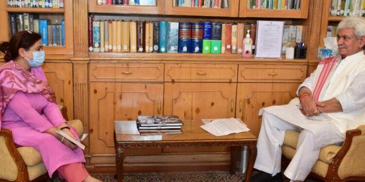VC Kashmir University calls on Lt Governor