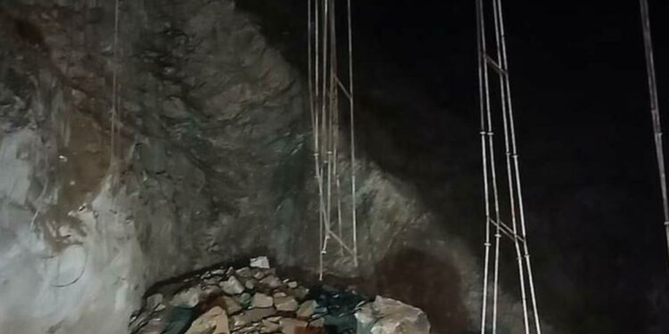 Several feared trapped as under construction tunnel collapses in Ramban