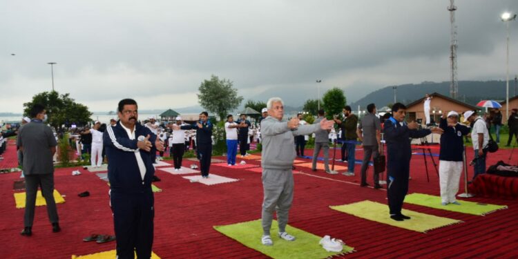 Yoga Day celebrations begin across J&K