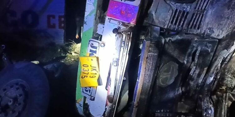 Conductor charred to death, driver injured as truck catches fire on Sgr—B’pora highway
