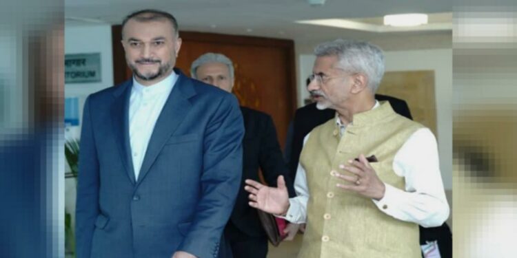 Iranian FM, Jaishankar discuss strengthening of bilateral ties