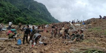 Dozens buried alive in massive Manipur landslide; rescue on