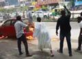 Sonia’s questioning: Cong workers burn car in front of B’luru ED office