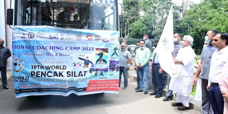 Lt Governor flags off Indian Pencak Silat team for World Championship in Malaysia