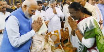 PM wishes President Droupadi Murmu a fruitful presidential tenure