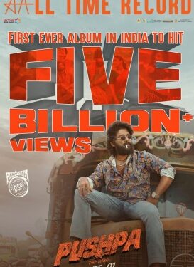 ‘Pushpa’ music album garners 5 billion views; first Indian album ever to do so