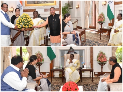 Smriti Irani meets President Murmu amid ‘Rashtrapatni’ remark row