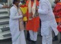 NDA candidate Draupadi Murmu arrives in Patna
