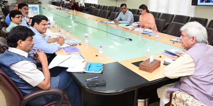 LG chairs high level meeting to review sports activities in J&K