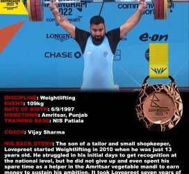 Lovepreet Singh claims bronze in Men’s 109 kg as lifters continue to reap medals