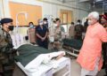 Lt Governor visits ITBP personnel injured in tragic road accident near Chandanwari