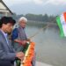 J&K LG flags off ‘Har Ghar Tiranga’ rally at Dal Lake in Srinagar