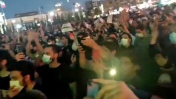 Women burn headscarves as anti-hijab protests continue in Iran