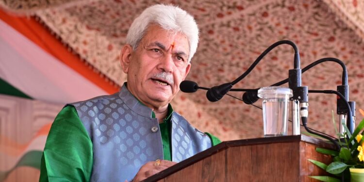 LG Sinha inaugurates Ellahi Bagh Indoor Sports Stadium in Downtown Srinagar