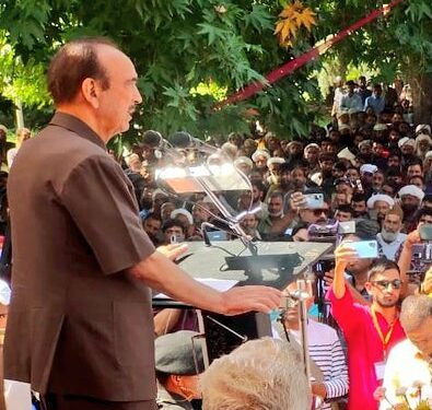 Gun devastated J&K: Azad