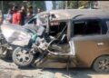 Two dead, three injured in Pattan road accident