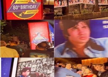 Fans celebrate Bachchan’s birthday outside ‘Jalsa’ with pomp and show