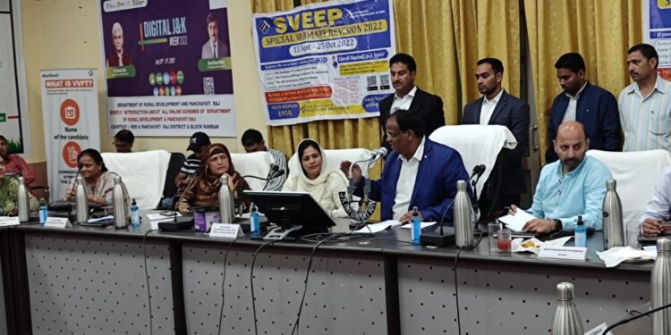 Union Minister reviews developmental scenario of district Ramban