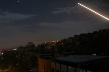 Israeli missile strike targets military sites around Damascus