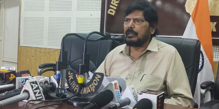 Don’t kill or get killed, instead contribute to Kashmir’s development: Athawale’s appeal to terrorists