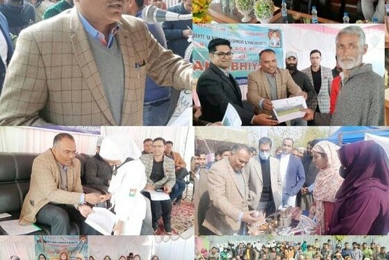 Div Com participates in B2V4 programme at Rakhi Asham Sumbal