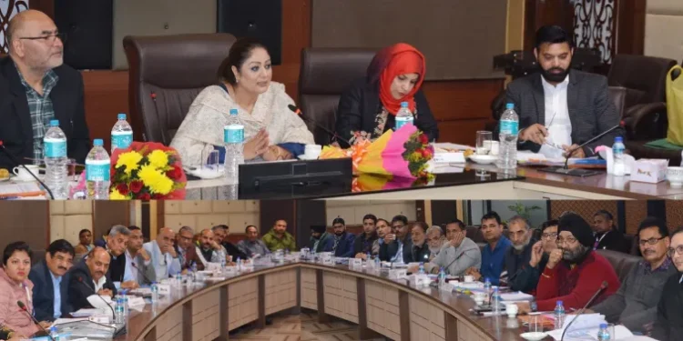 Dr Hina reviews implementation of PMEGP, JKREGP