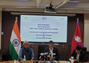 India gives Nepal different kinds of vehicles for poll purposes