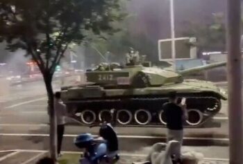Tanks on streets of China rekindles fears of Tiananmen Square