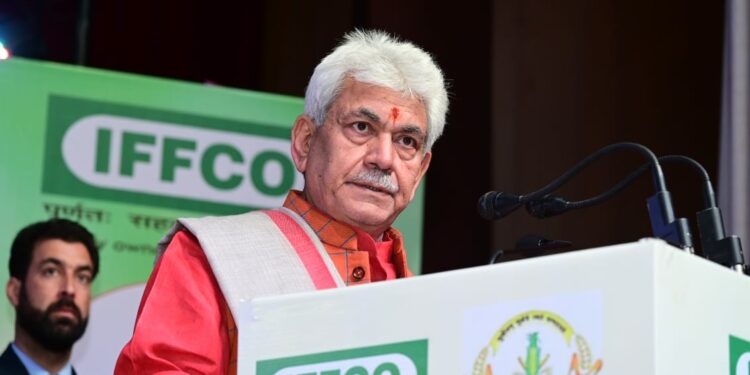 Lt Governor inaugurates IFFCO’s farmer’s convention on liquid Nano Urea at Jammu