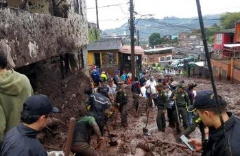 33 killed in Colombia landslide