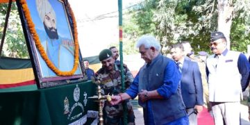 LG pays tributes to General Zorawar Singh