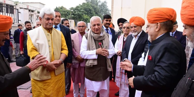 Lt Governor addresses Message of Humanity Conference organised by Dogra Sadar Sabha, J&K