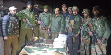 Narcotics, arms & ammunition recovered in J&K’s Baramulla
