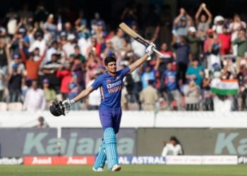 Gill smashes 208 as India survive Bracewell scare to win by 12 runs, take 1-0 series lead