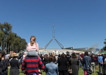 Tens of thousands rally to protest against Australia Day