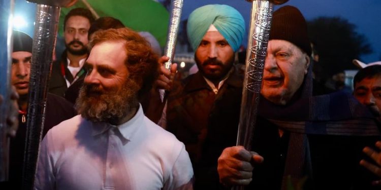 Rahul’s Bharat Jodo Yatra enters J-K