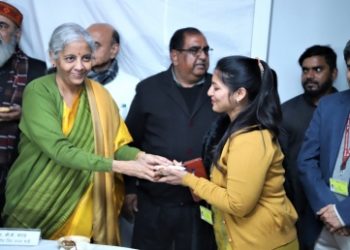 FM participates in ‘Halwa’ ceremony to mark final stage of budget preparations