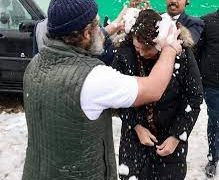 Rahul, Priyanka’s snowball fight at Srinagar campsite warms hearts