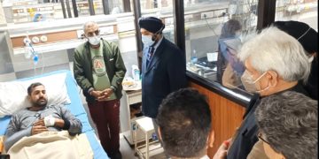 LG visits GMC hospital to inquire about those injured in terror attacks