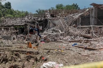 4 killed, 13 hurt in suspected firecracker blast in Indonesia