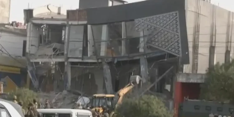 Anti-encroachment drive: Car showroom demolished amid tight security arrangement in Jammu